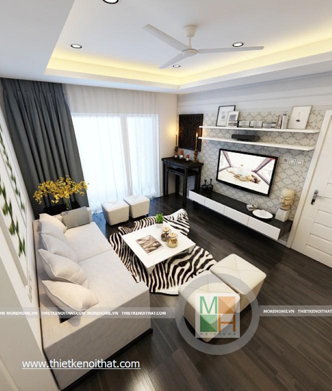 Thiết kế chung cư T&ocirc; Hiệu H&agrave; Đ&ocirc;ng - Nh&agrave; Chị L&ecirc;